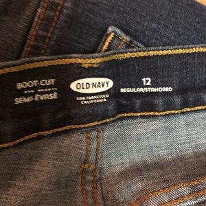 Old Navy size 12 Bootcut jeans